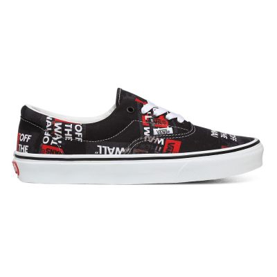 Vans Packing Tape Era - Erkek Spor Ayakkabı (Siyah Kırmızı)